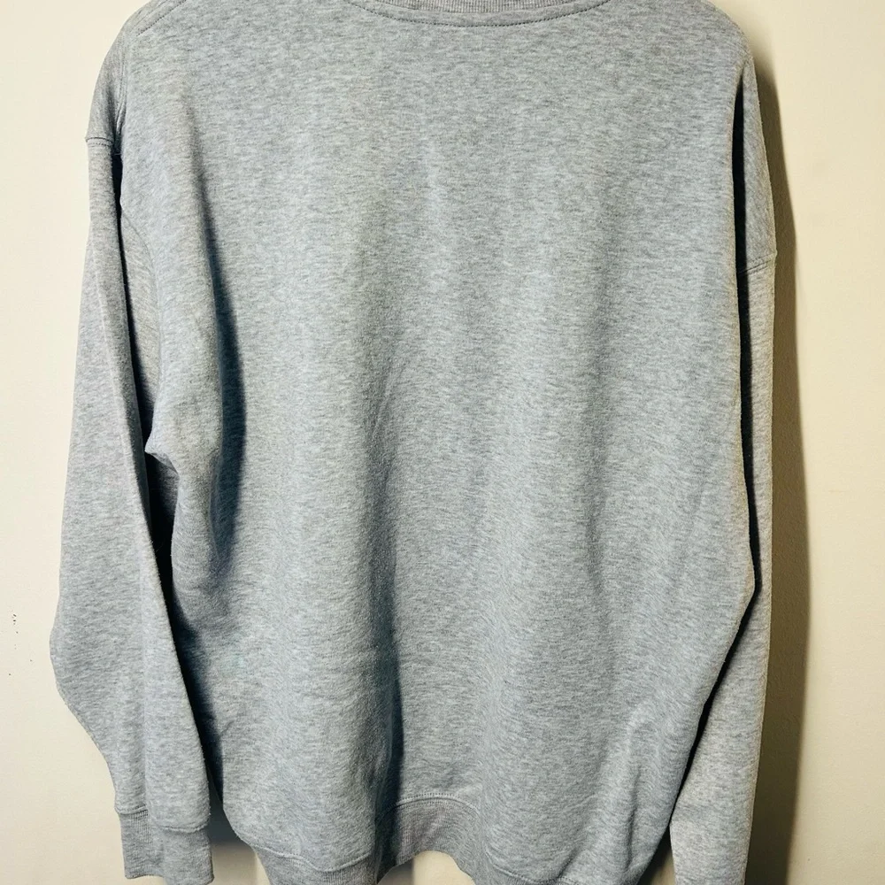 Barbie Grey Sweatshirt with Pink Script Logo - Picture 2 of 2